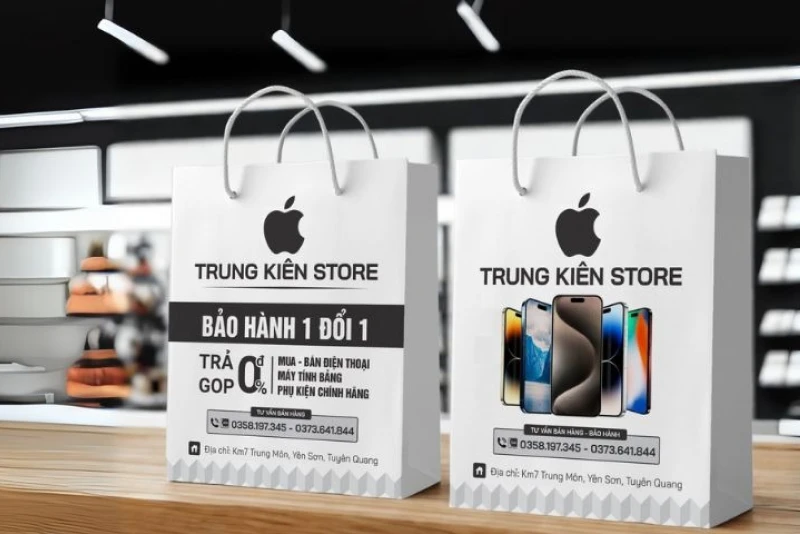 túi giấy đựng điện thoại