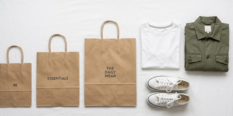 Kích Thước Túi Giấy Chuẩn Cho Shop Thời Trang