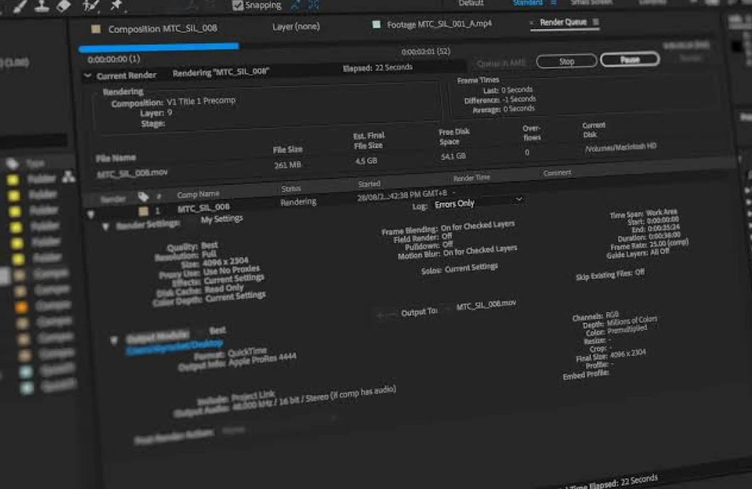 lỗi render after effect