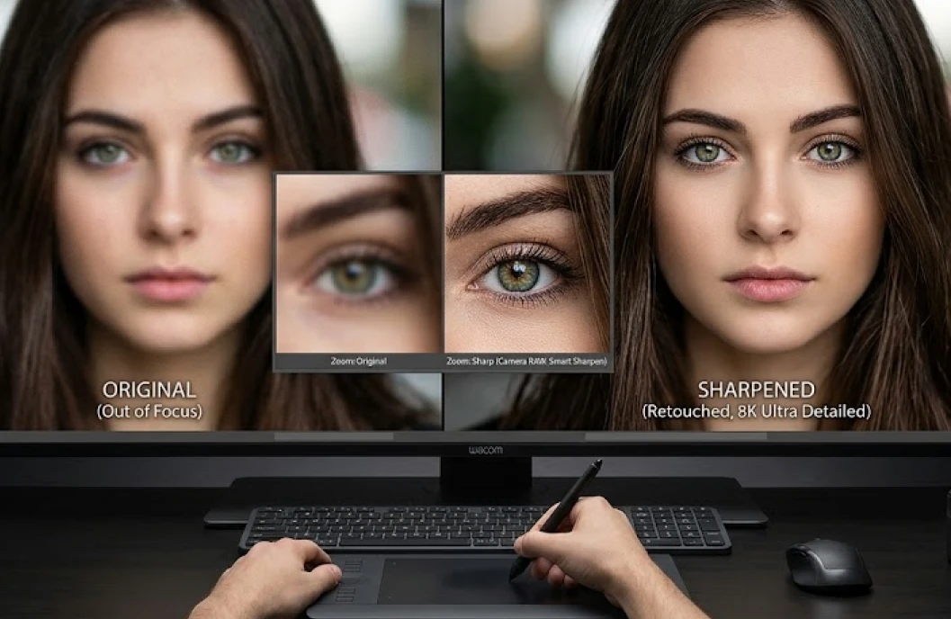 làm nét ảnh photoshop