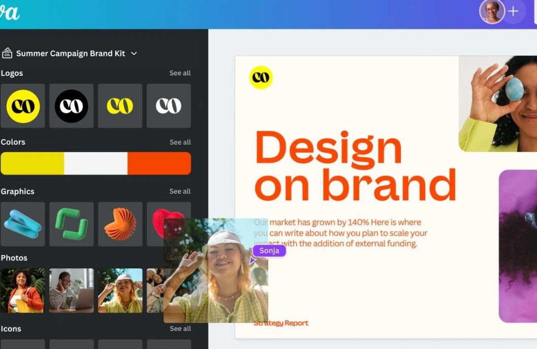 thiết kế banner bằng canva