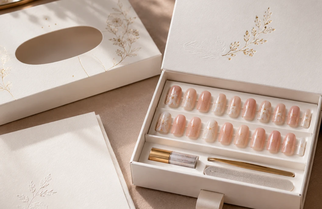 hộp nailbox giấy ivory