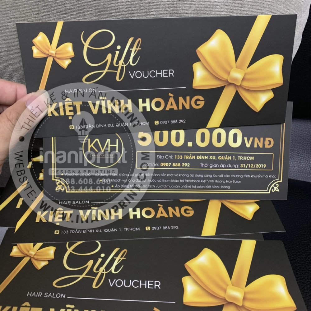 Mẫu Thẻ Giảm Giá Salon Tóc, Phiếu Giảm Giá Salon Tóc, Voucher Giảm Giá Salon Tóc Đẹp Giá Rẻ