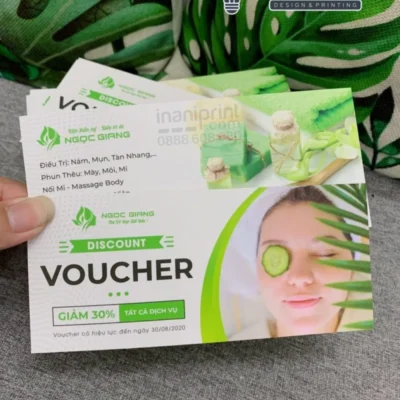 Mẫu Thẻ Giảm Giá Spa, Phiếu Giảm Giá Spa, Voucher Giảm Giá Spa Đẹp Giá Rẻ