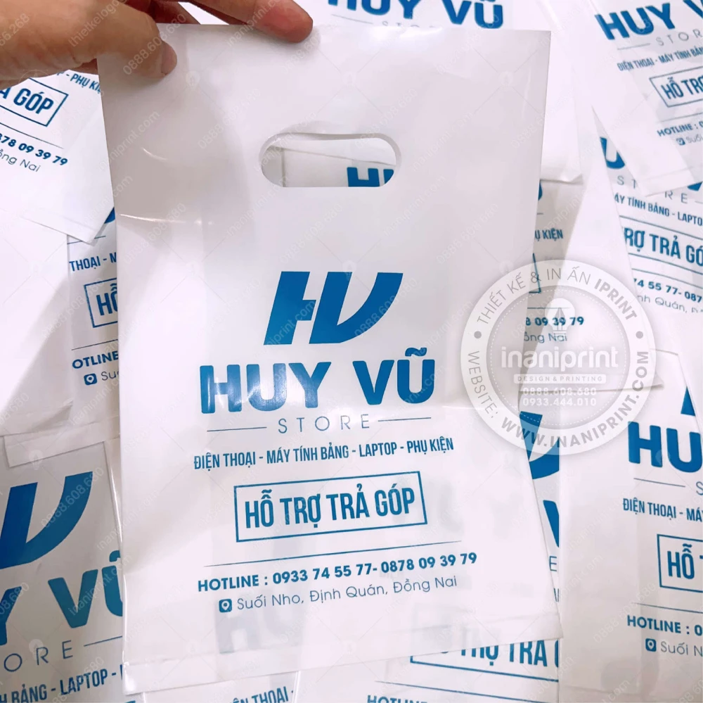 Mẫu Túi Nilon Shop Mobile, Bao Nhựa Shop Mobile, Túi Nhựa Shop Mobile, Bao Nilon Shop Mobile Đẹp Giá rẻ - Ảnh 4