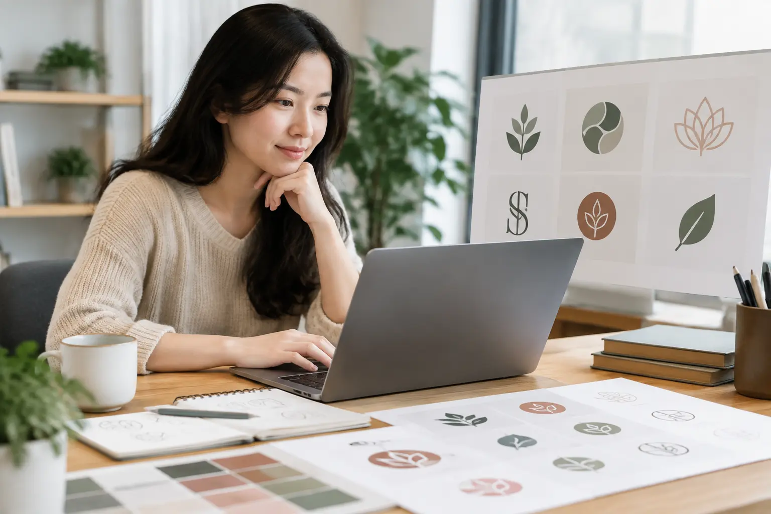 thiết kế logo bằng claude - hình ảnh minh họa