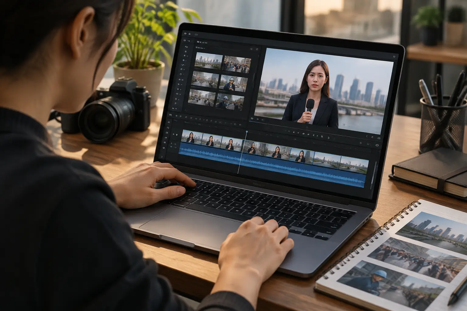 Cách làm video tin tức nhanh bằng CapCut - hình ảnh minh họa
