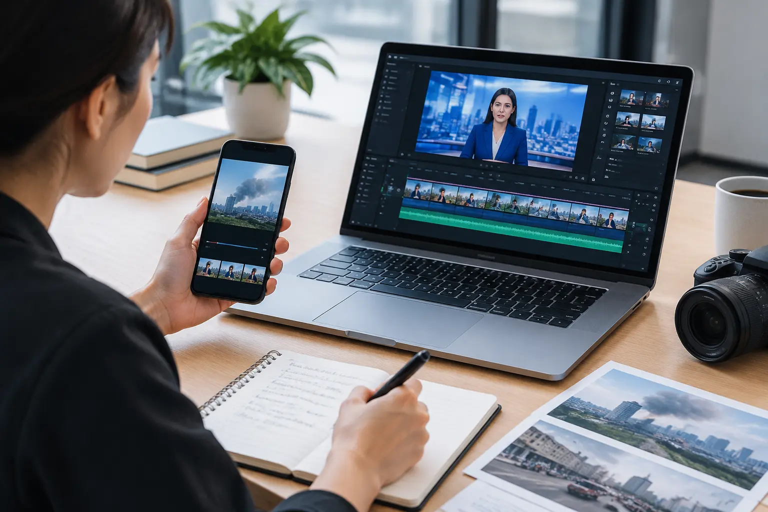 Cách làm video tin tức nhanh bằng CapCut - hình ảnh minh họa