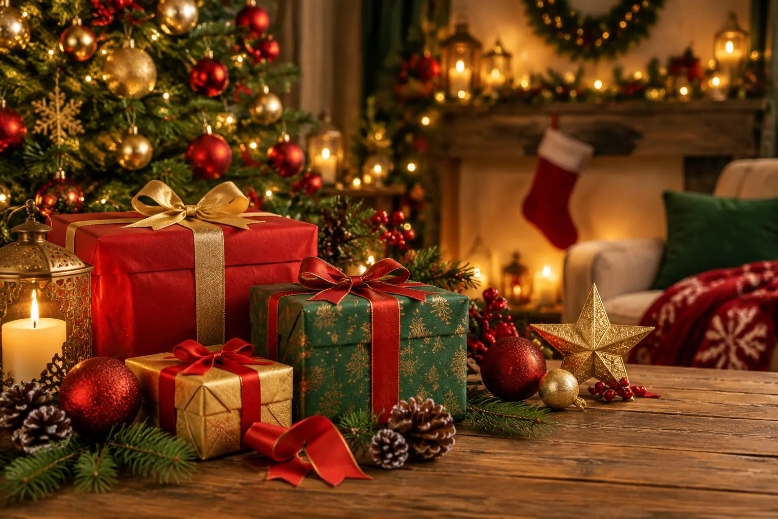 cách phối màu trong thiết kế noel - hình ảnh minh họa