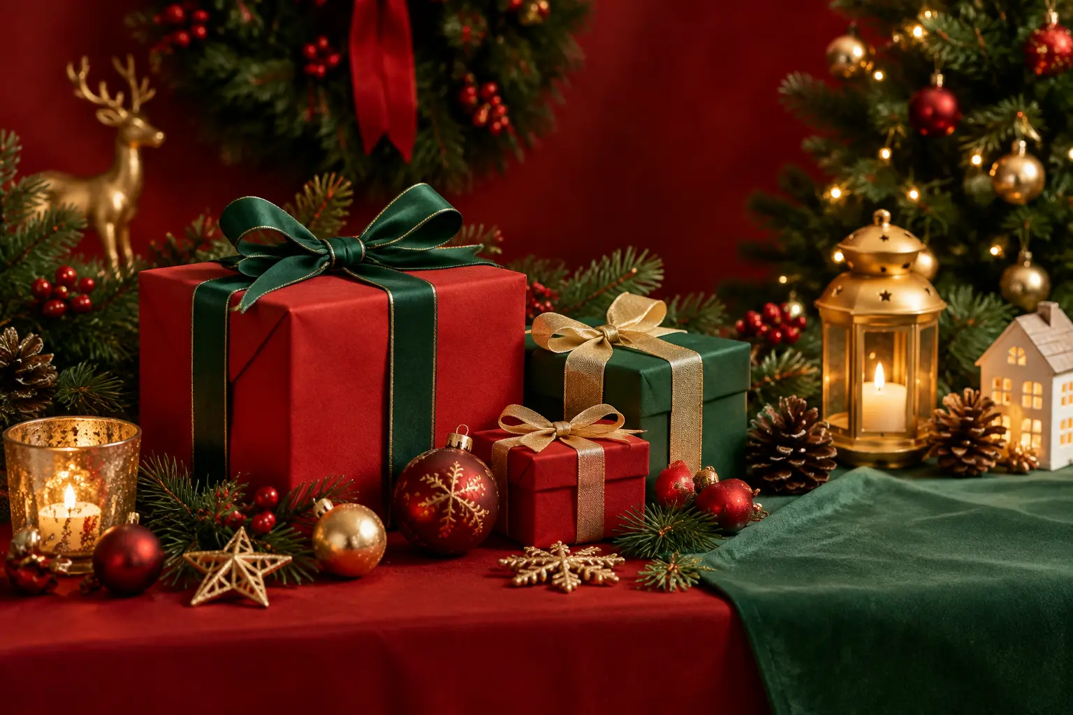 cách phối màu trong thiết kế noel - hình ảnh minh họa