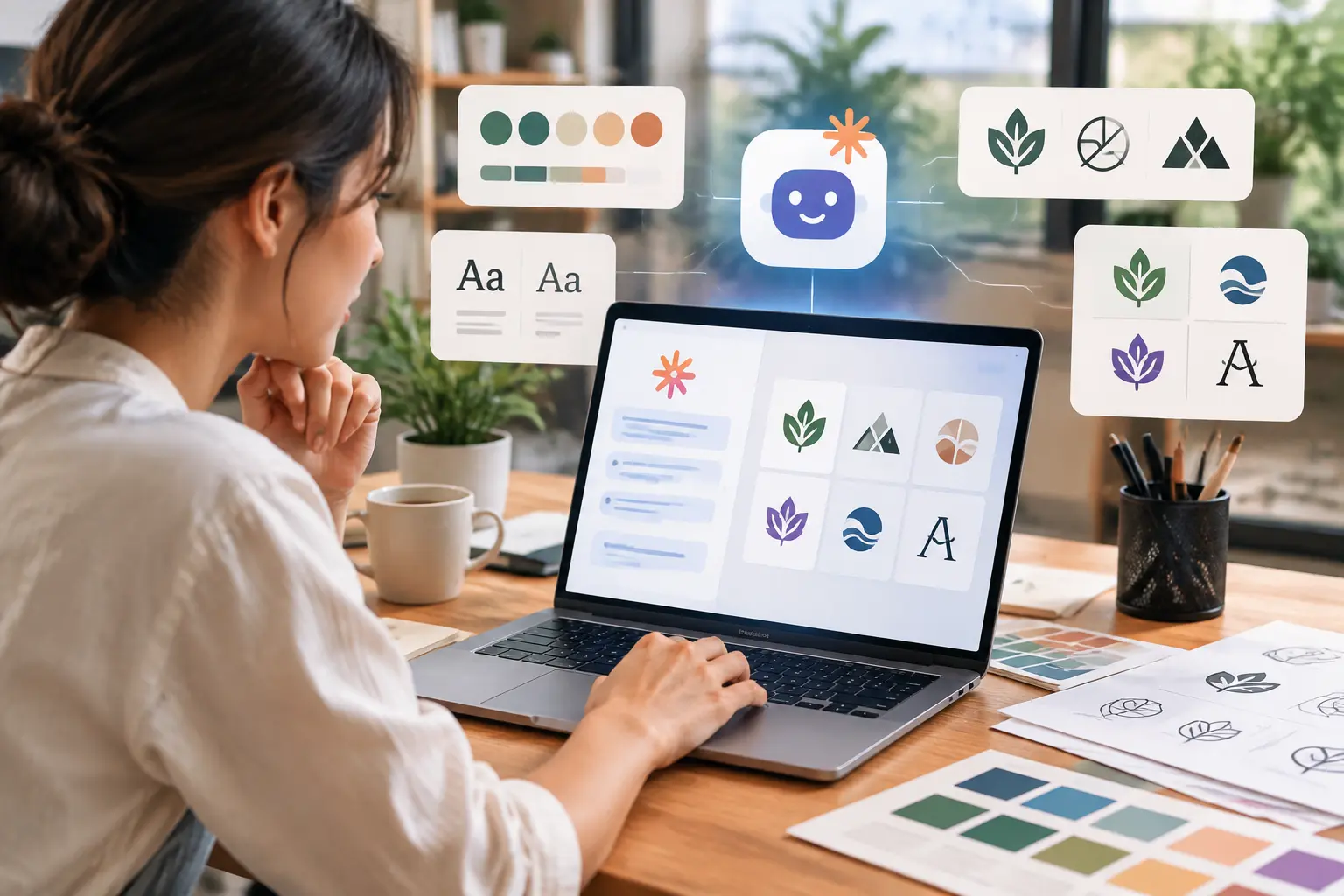 thiết kế logo bằng claude - hình ảnh minh họa