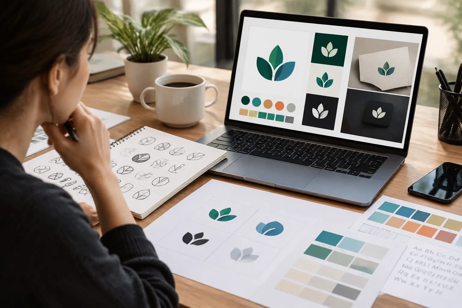 thiết kế logo bằng claude - hình ảnh minh họa