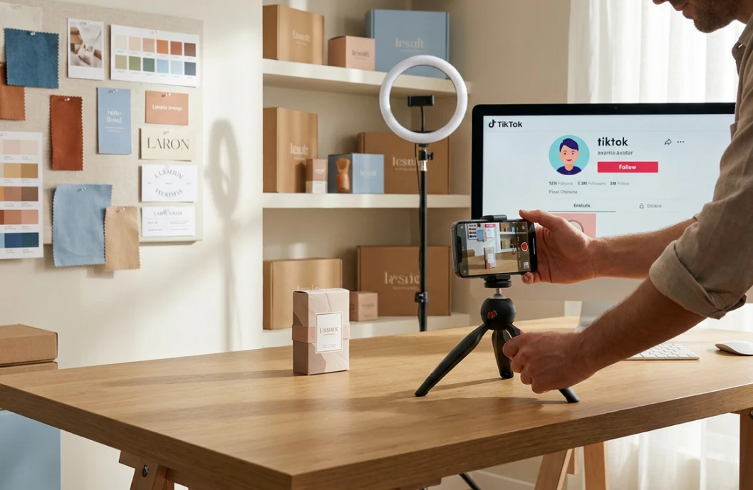 xây dựng bộ nhận diện thương hiệu cho shop trên tiktok