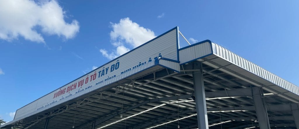 Nhà xưởng dịch vụ Ô Tô Tây Đô