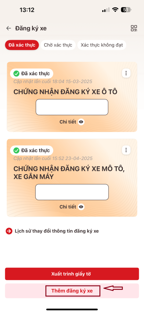 Hướng dẫn chi tiết tích hợp đăng ký xe, bằng lái xe vào VNeID và mức phạt khi quên giấy tờ IMG 6407