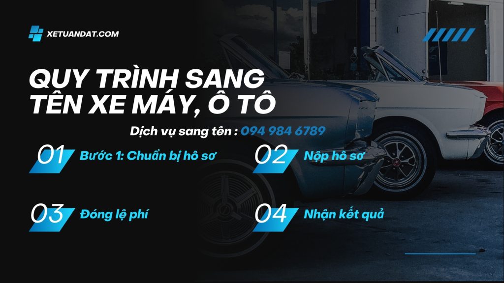 Dịch Vụ Sang Tên Xe Máy, Ô Tô Tại Cửa Hàng Xe Máy Tuấn Đạt