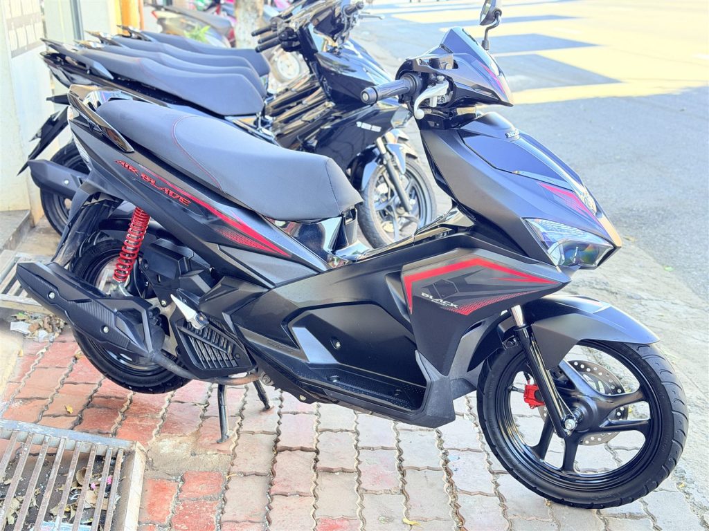 AB 125 2019 cũ đen nhám sọc đỏ tại Xe Tuấn Đạt Buôn Ma Thuột - ảnh 7