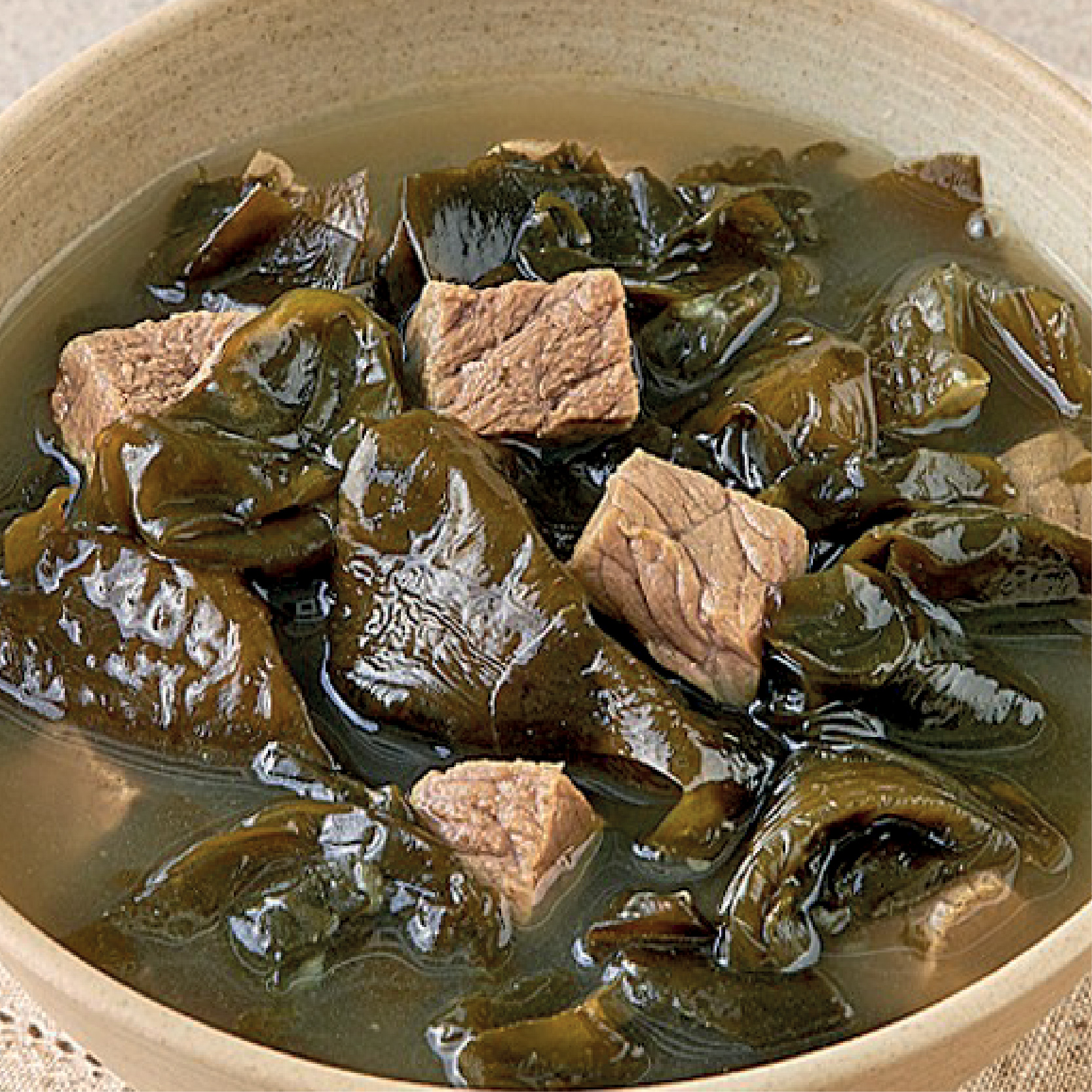 Canh rong biển thịt bò